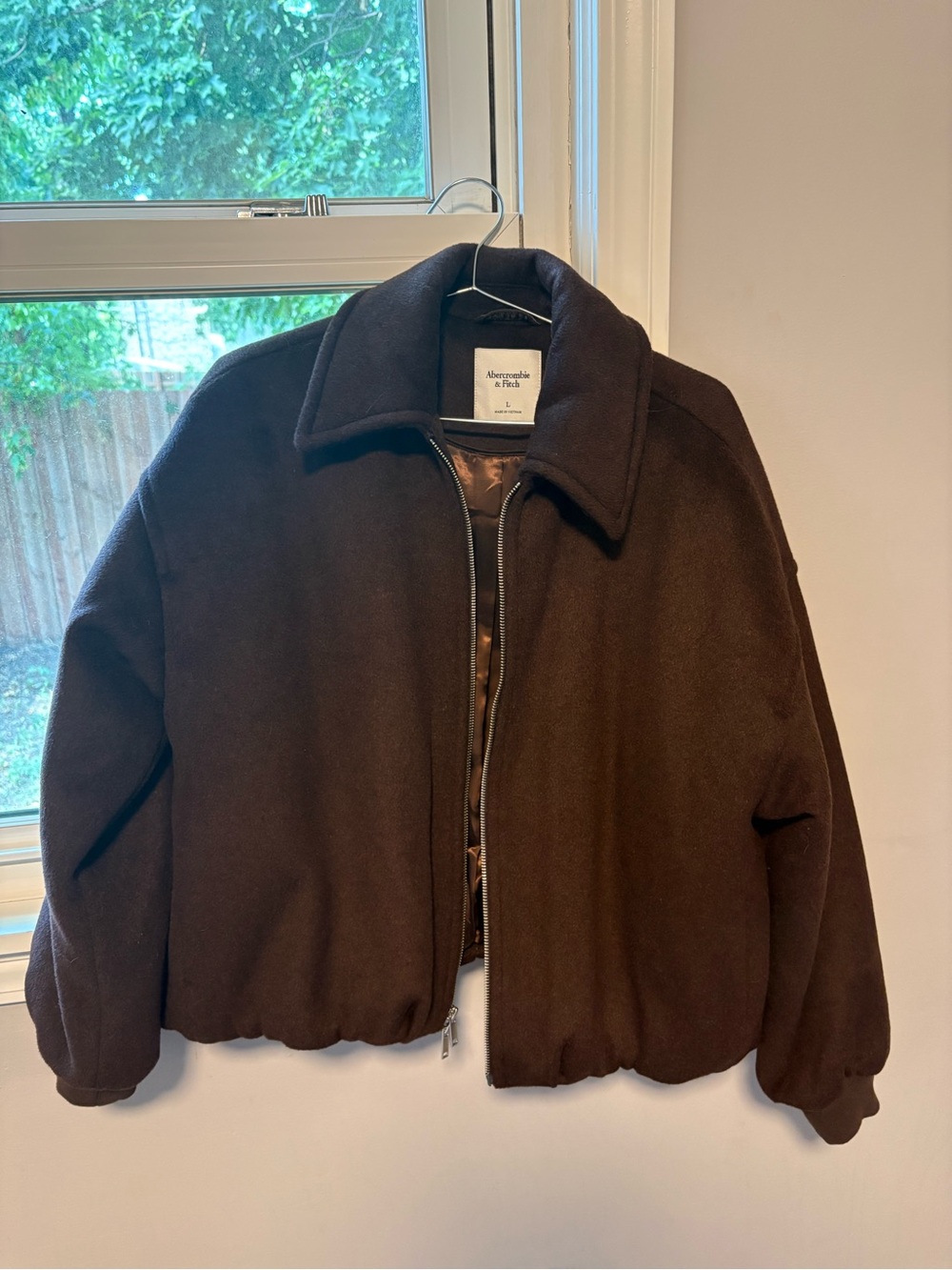 Abercrombie & Fitch Wool-Blend Bubble Hem Coat - Picture 7 of 10